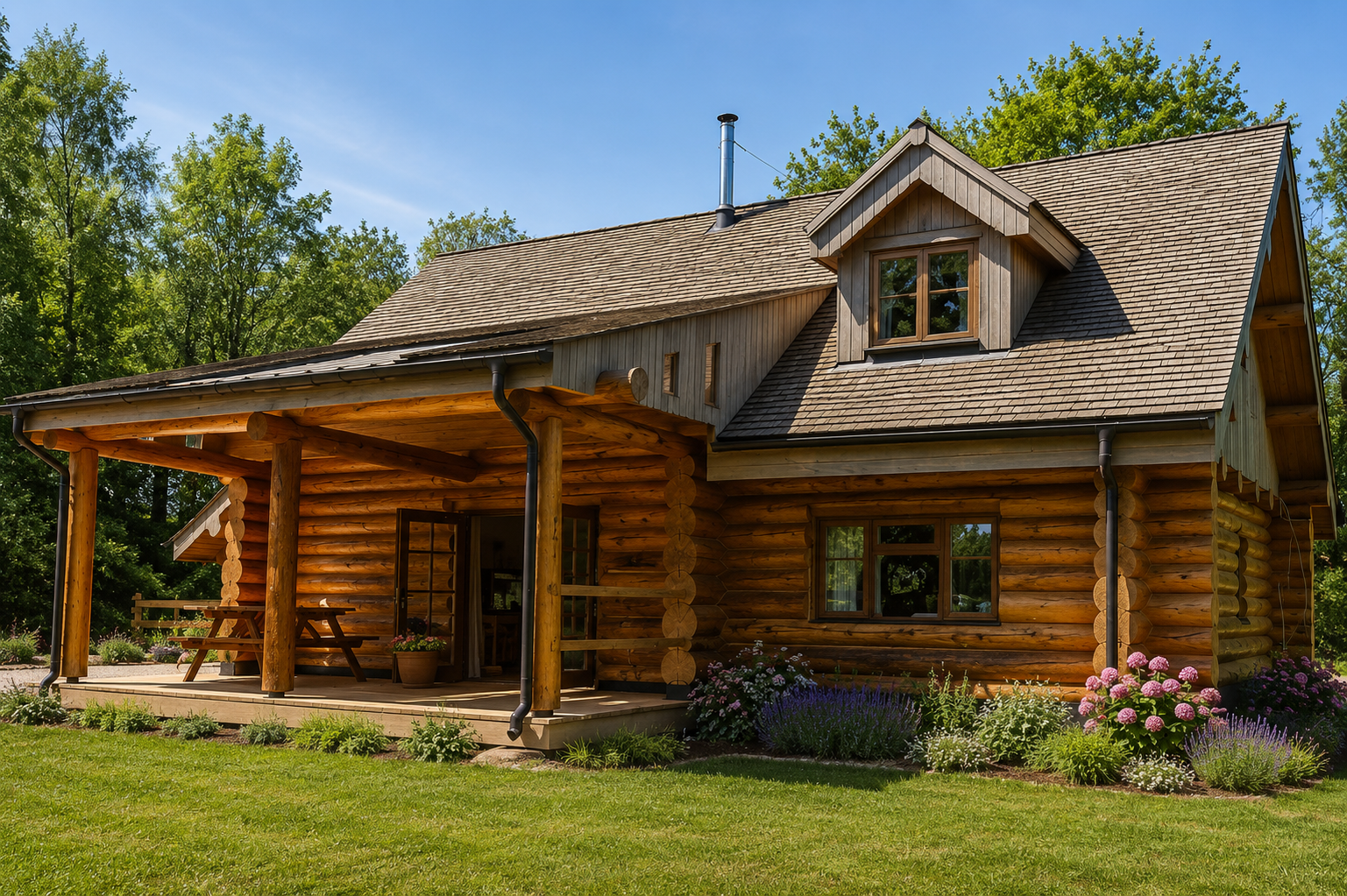 Bespoke log cabin by Benjamin Henry Ltd